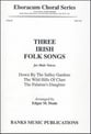 Three Irish Folksongs TBB choral sheet music cover